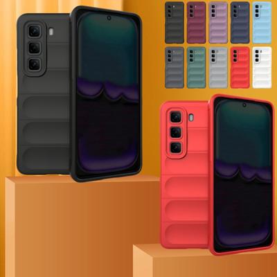 Pro Infinix Hot 50 50i 4G Pouzdro Čtvercové Silikonové TPU Pouzdra na Telefon pro Infinix Hot50 Hot50pro 4G Měkký Nárazník Zadní Kryt Fundas