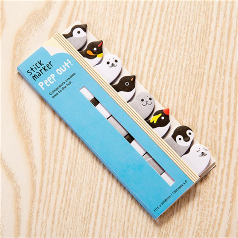 Buy Sticky Note Animal Girls Cute Kawaii Notes Post It Memo Pad School ...