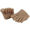 Nail Practice Foot Mannequin With Fake Toes For Training Nail Display Silicone