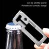 Titaniums Alloy Key Holder Outdoor Tool Key Holder with Bottle Opener Screwdriver Outdoor Keychain Multitool Enduring