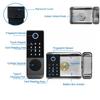 Acciaio Inossidabile Doppia Impronta W7 Cancello Esterno Impermeabile TT Lock/ Tuya Smart Door Lock Serratura Elettronica Digitale Serratura