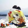 Candy Candy Anime Manga Blankets Soft Warm Flannel Throw Blanket Bedding for Bed Living Room Picnic Travel Home Sofa