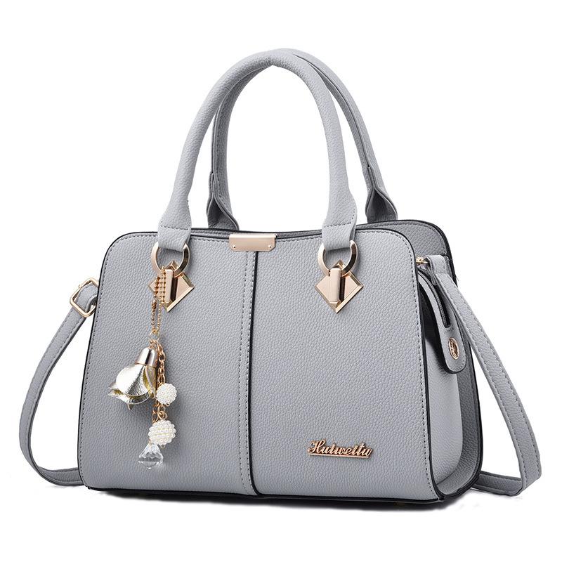 Handbag Bag New Trendy Shoulder Messenger Bag Fashionable and Versatile Middle-aged Women's Large-capacity Mother Bag Women's Bag