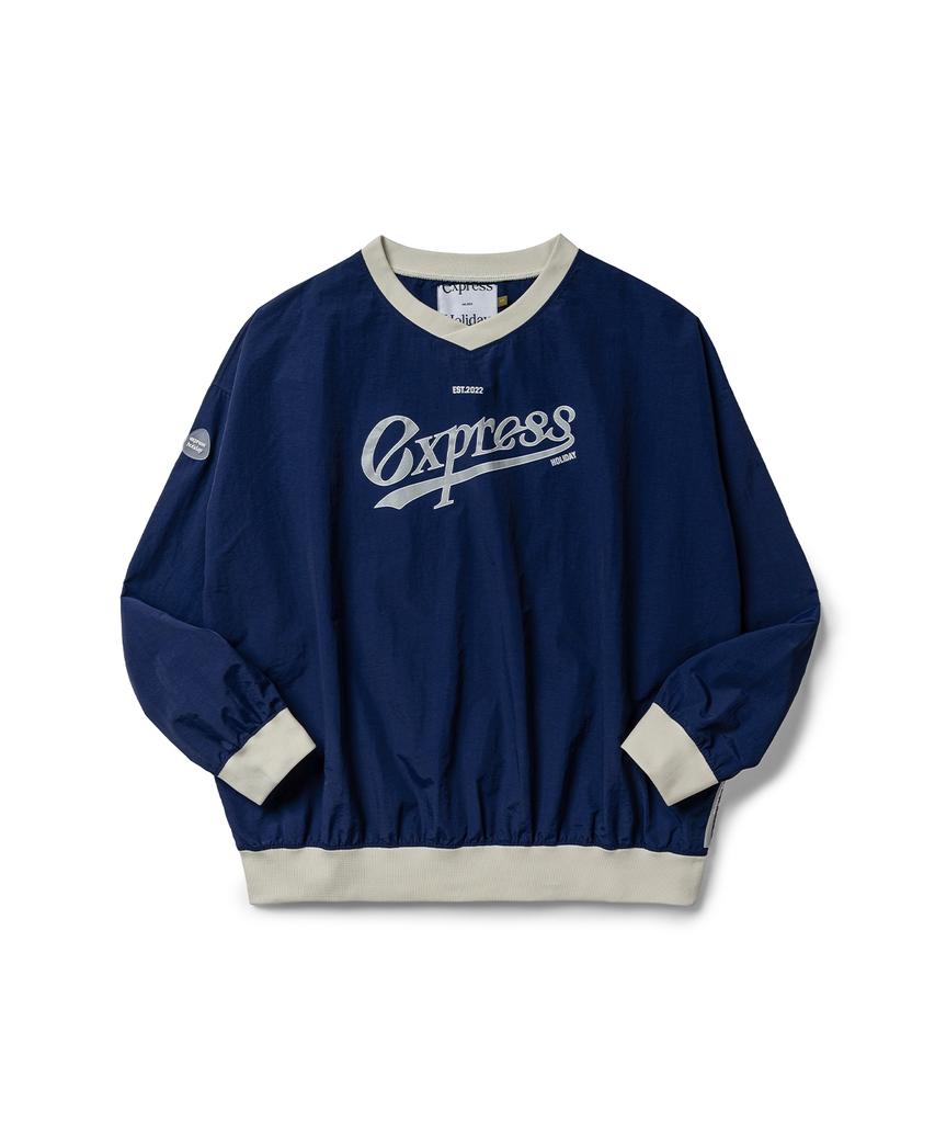 EXPRESSHOLIDAY Authentic Nylon Pullover_Navy (Type A)