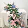 Uflower Luxury Artificial Flower Centerpiece for Wedding Decoration Table Runner Floral Backdrop Home Garden Decor