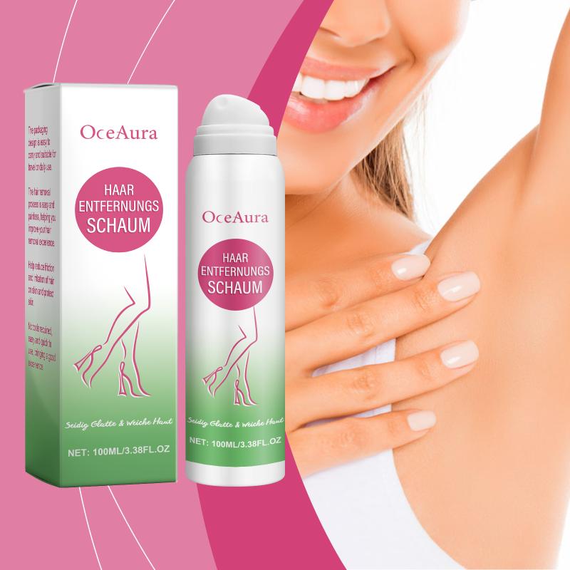 Unisex Depilationsspray für Alle Körperteile Sanfte Schmerzfreie Haarentfernung für Achseln Beine und Intimbereiche Heimpflege