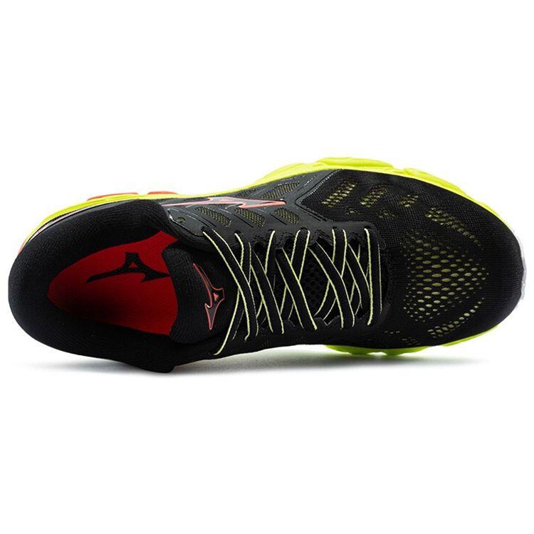 Mizuno Ultima 11 Durable Fabric Synthetic Leather Breathable Cushioning Low-Top Running Shoes Women Sneaker Black Yellow J1GD190909