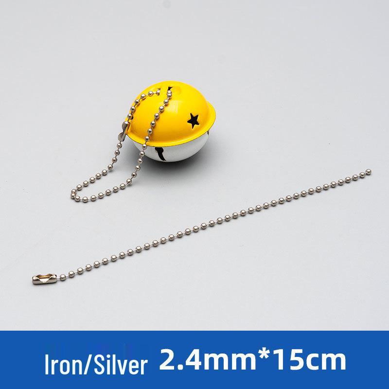 1.5/2.4mm Metal Ball Chain for Tags & Plush Toys - Round Bead Chain