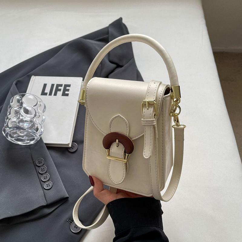 High-end Bags for Women 2024 New Fashion Horseshoe Buckle Handbags Popular One-shoulder Cross-body Small Square Bag