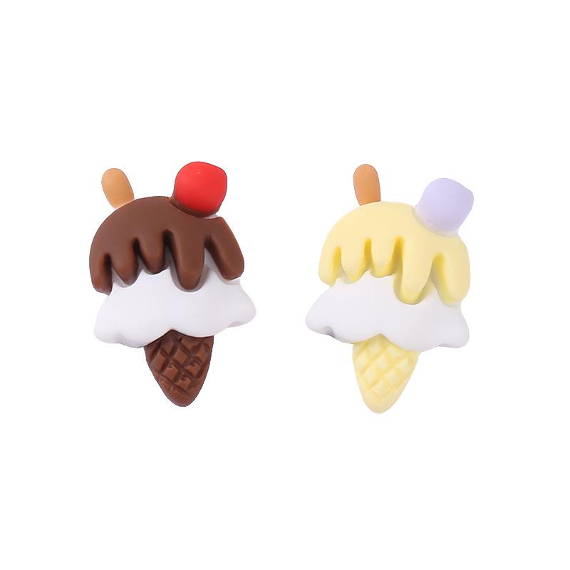Ice Cream Resin DIY Accessories: Phone Case, Hair Clip, Headwear, Hair Tie, Brooch Material