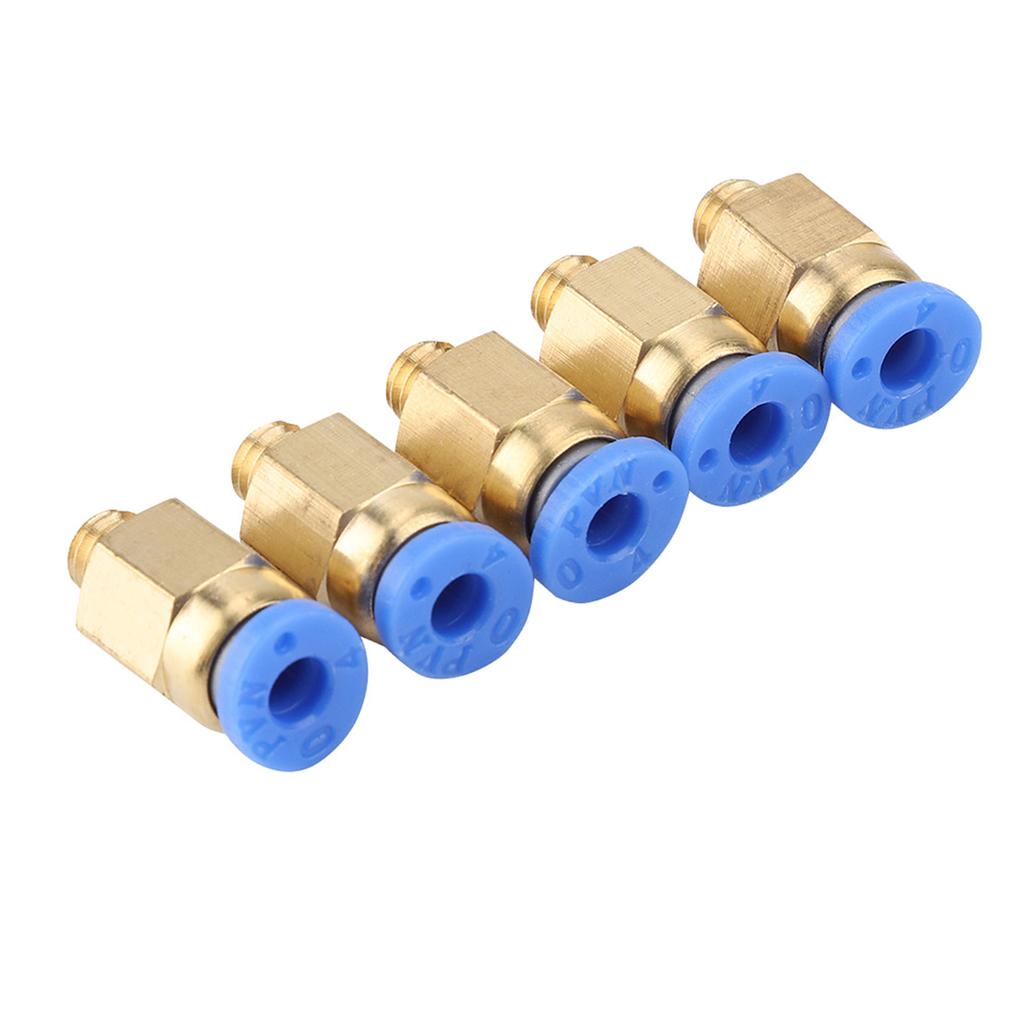 5PCS 3D Printer Accessories PC4 M6 Straight Through Pneumatic Joint Outer Diameter 4MM
