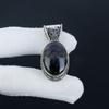 Natural  Labradorite Gemstone Silver Pendant in 925 Sterling Silver - Handmade Oval Design, Everyday Wear Jewelry Birthday Gift