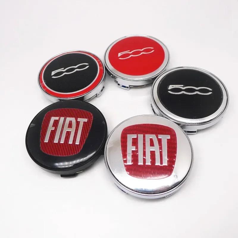 4pcs 60mm For Fiat 500 Wheel Center Hub Caps Rims Dust-proof Cover Hubcaps Emblem For Punto Stilo Bravo Ducato Freemont 124 600