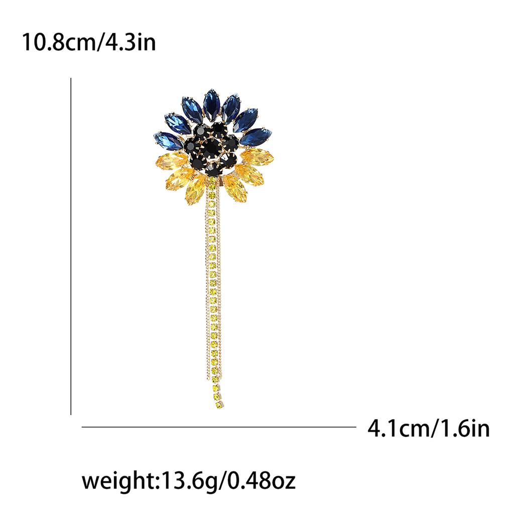 Ukrainian Wheat Brooches for Women Unisex Ukrainian Patriotic Pins Casual Accessories Gifts-Wholesale