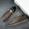 Italian Brand Black Genuine Leather Oxford Shoes UNISEX Casual Shoes Lace Up Flat Sneakers Luxury Shoes for Men Big Size: 36-47
