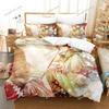 Anime Natsume Book Of Friends Nyanko Bedding Set,Girls Boys Adult Single Twin Queen Size,Duvet Cover Pillowcase Bedding