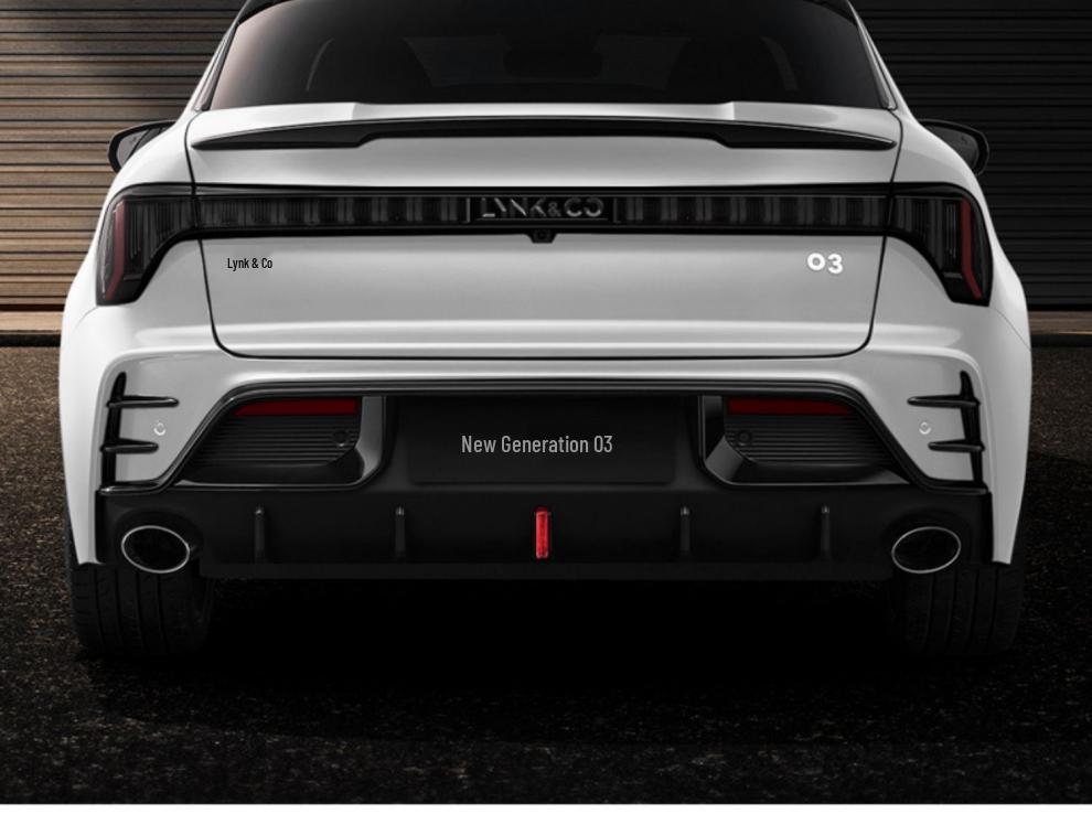 Compatible Smoked TPU Headlight & Taillight Film for 23 Lynk & Co 03+: Light-Controlled, Color-Changing Protective Film.