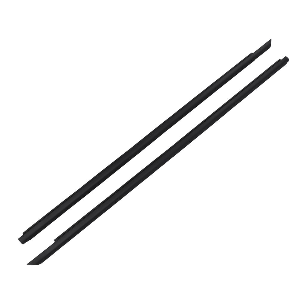 Pair of Car Door Window Weatherstrip 55399123AG Noise Insulation Window Sealing Strip Moulding Trim Black
