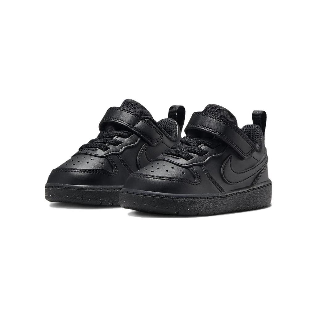 Nike Court Borough Low Recraft TD Triple Black Baby Sneakers DV5458-002