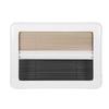 RV Push Out Window Right Angle Double Layer Acrylic Glass UV Proof Trailer Window with Insect Net Privacy Curtain for Caravan Camper