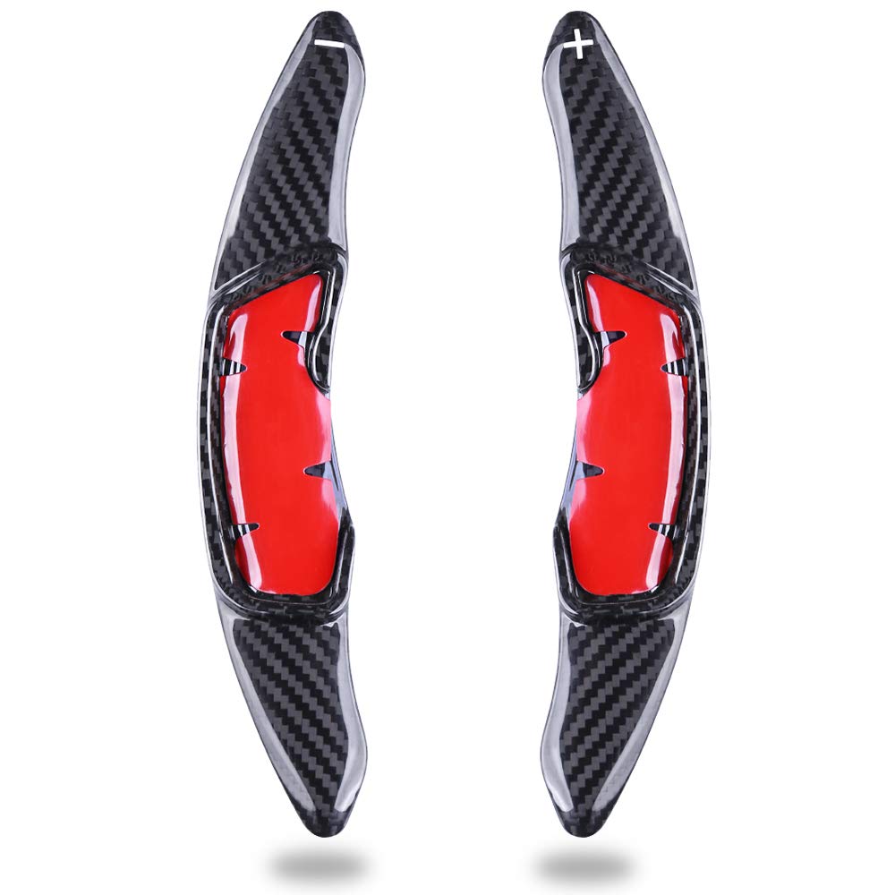 

BOYOUS Накладки на подрулевые лепестки из сухого углеволокна и комплект для Subaru Toyota 86, совместимые с Forester SK и SJ, Legacy Touring Wagon BR, Levorg VM, Legacy чёрный