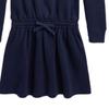 Polo Ralph Lauren Logo Bear Print Long Sleeve Dress Kids Dresses Blue 313916767-002
