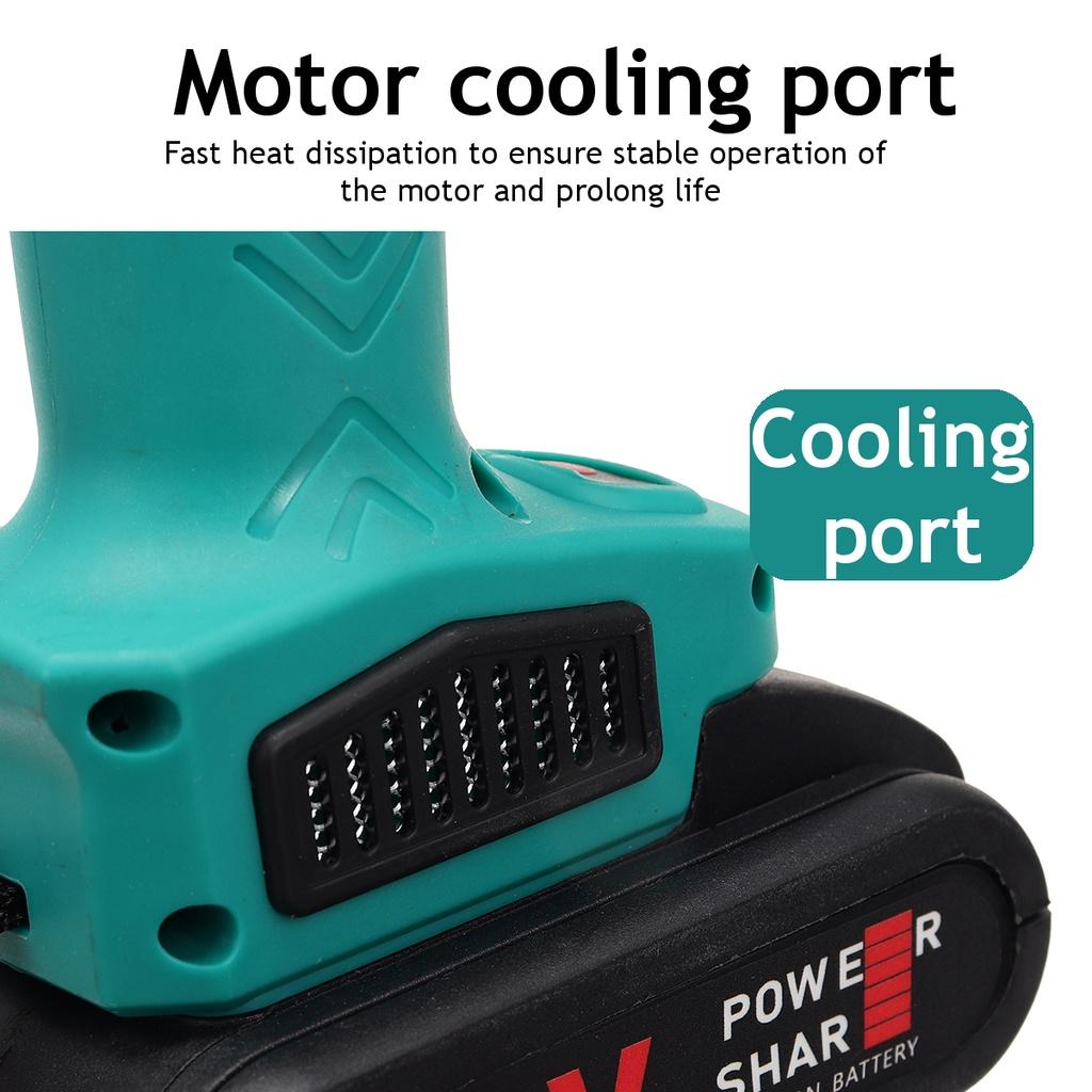 98V Cordless Pruner Electric Pruning Shear with 9700mAh Lithium-ion Battery Efficient Fruit Tree Bonsai Pruning Branches Cutter 500W