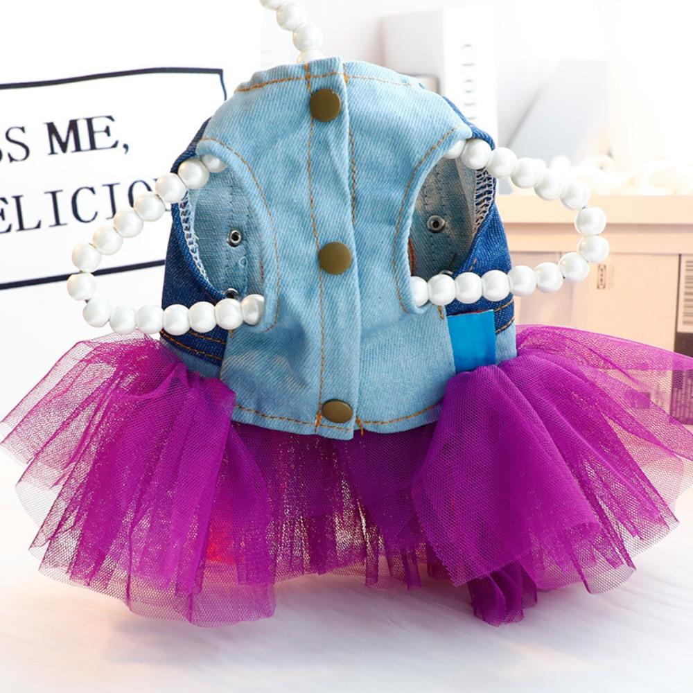 Pumpkin Dog Halloween Dress Chihuahua Size Funny Pet Apparel Cute Dog Lace Skirt  Photograph Props