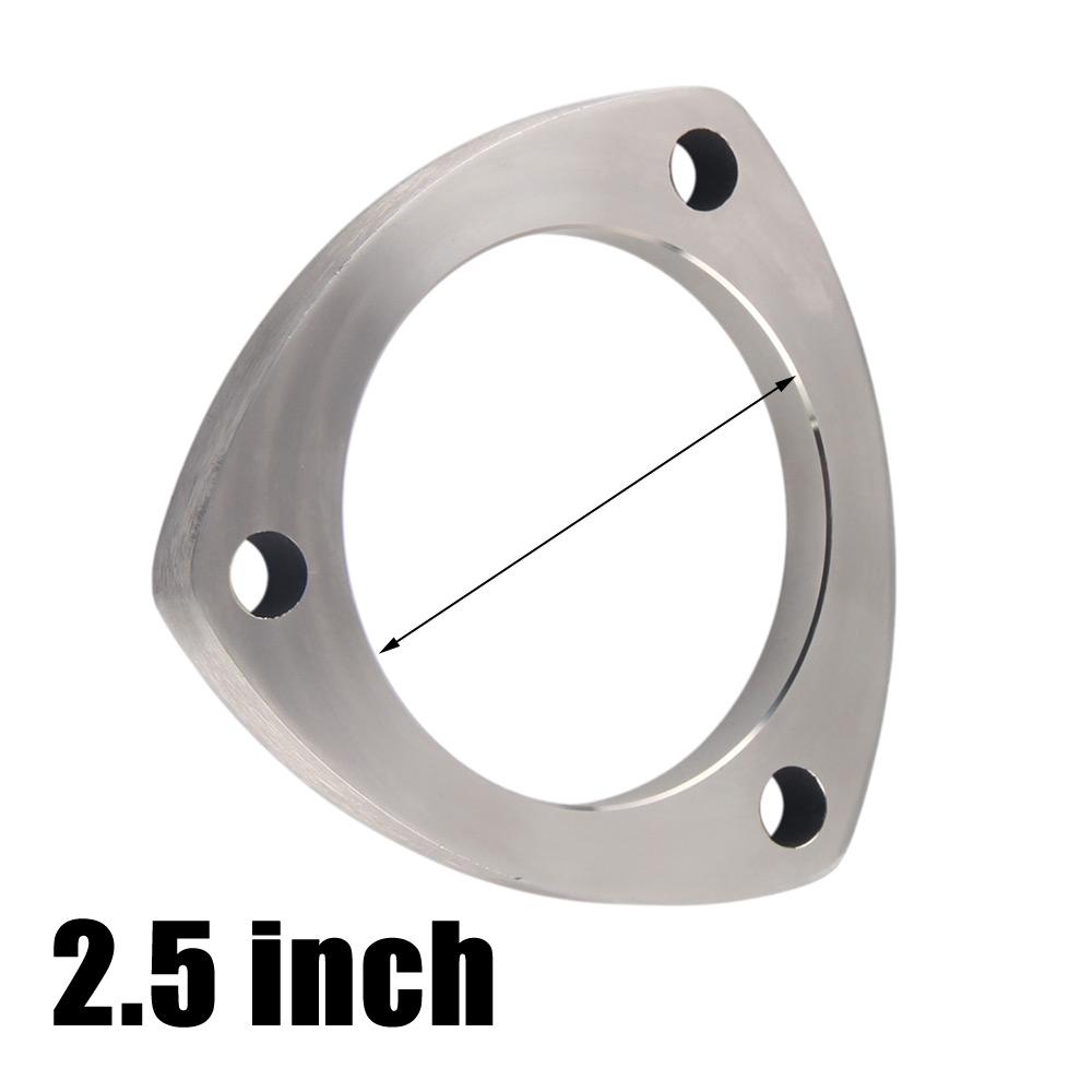 Stainless Steel Exhaust Muffler, Welding Flange Connection Joint, 3-Bolt, 2 , 2.5 , 3 2.5 inch