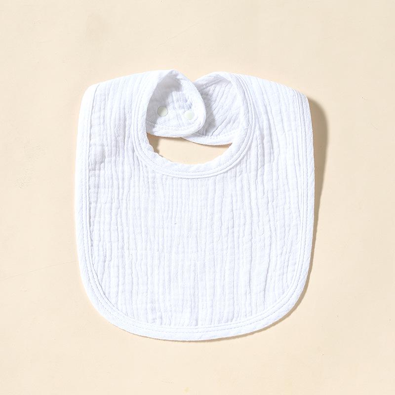 Soft U-Shaped 4-Layer Cotton Gauze Baby Bib: Absorbent and Lightweight for Spring and Summer