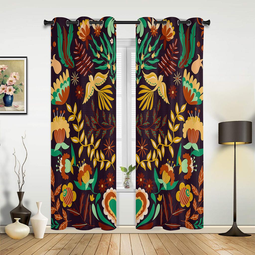 Bunte mexikanische Streifenvorhänge für Schlafzimmer, Wohnzimmer, Vorhänge, Küche, Kinderzimmer, Fenstergardine, moderne Heimdekoration