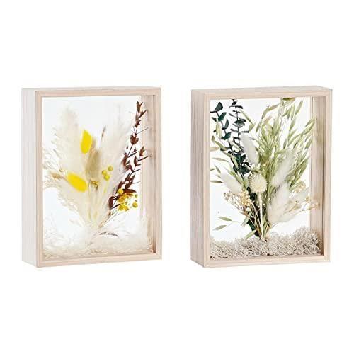 Fleur Décorative - DKD HOME DECOR - Jaune Et Vert - Bois MDF - 28 X 46 X 36 Cm - Intérieur