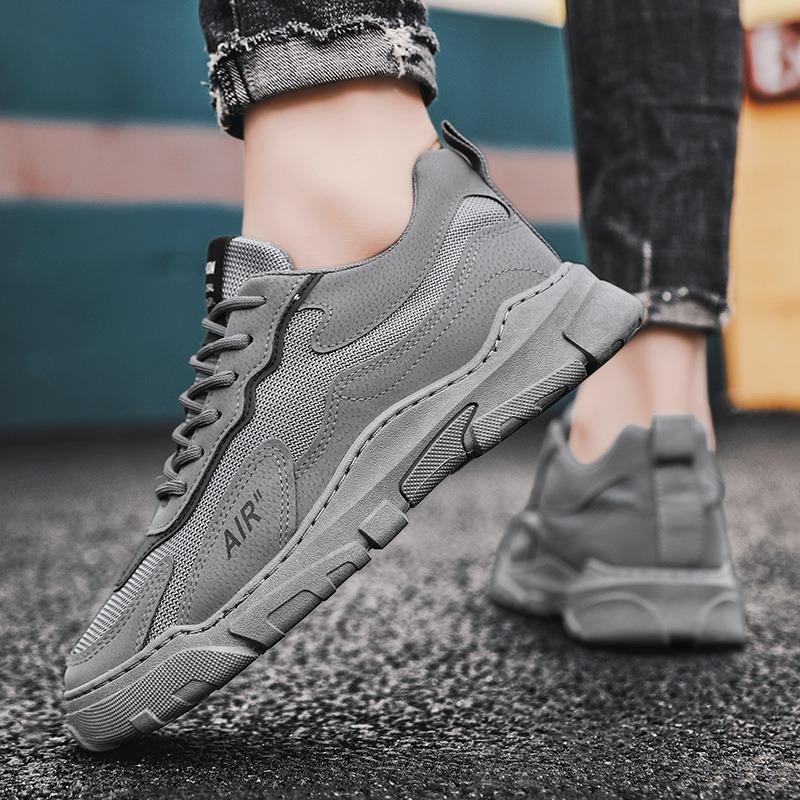 Outdoor Men Mesh Breathable Sport Shoes 2024 Summer Anti-slip Wear-resistant Running Shoes Old Dad Shoe Sneakers Tenis Masculino