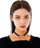 OTHER-worldly Fingerhole Ribbon Shirt [Black Velvet]