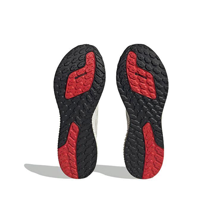 Adidas 4D FWD Comfortable Trendy Fabric Slip-Resistant Wear-Resistant Low-Top Running Shoes Unisex Sneakers White Red IE4554