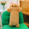 Long Cat Throw Pillow Pillow Cloth Doll Bed Sleeping Children Doll Plush Toy Boys and Girls Legs Super Soft