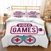 Copriletto Stampa a Tema Gamepad 3D Casa Biancheria da Letto Copripiumino Tessili Poliestere Confortevole Biancheria da Letto per la Casa