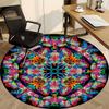 1pc Butterfly Kaleidoscope Chair Carpet for Office - Durable, Ideal for Chair Mats, Stylish & Functional Decorative Rug yy260130096