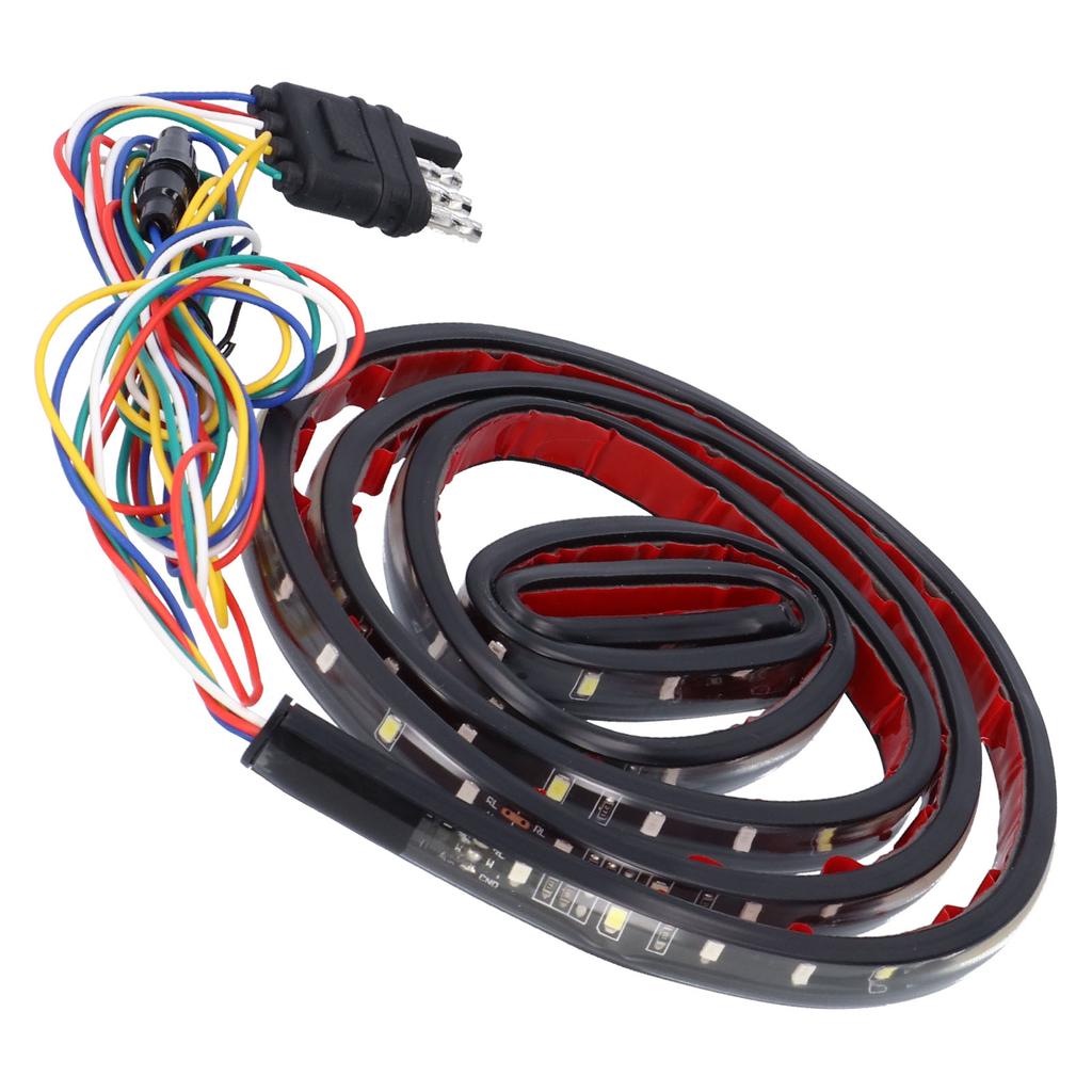 60 Zoll LED Lampenstreifen Weiß Rotes Licht 5 Modi IP67 Wasserdicht mit 4-Pin-Stecker für LKW Pickup