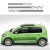 Fashion Racing Stripes Car Stickers Decoration for Skoda Fabia Karoq Citigo Visions SuperB The Yeti Octavia Vinyl Sticker