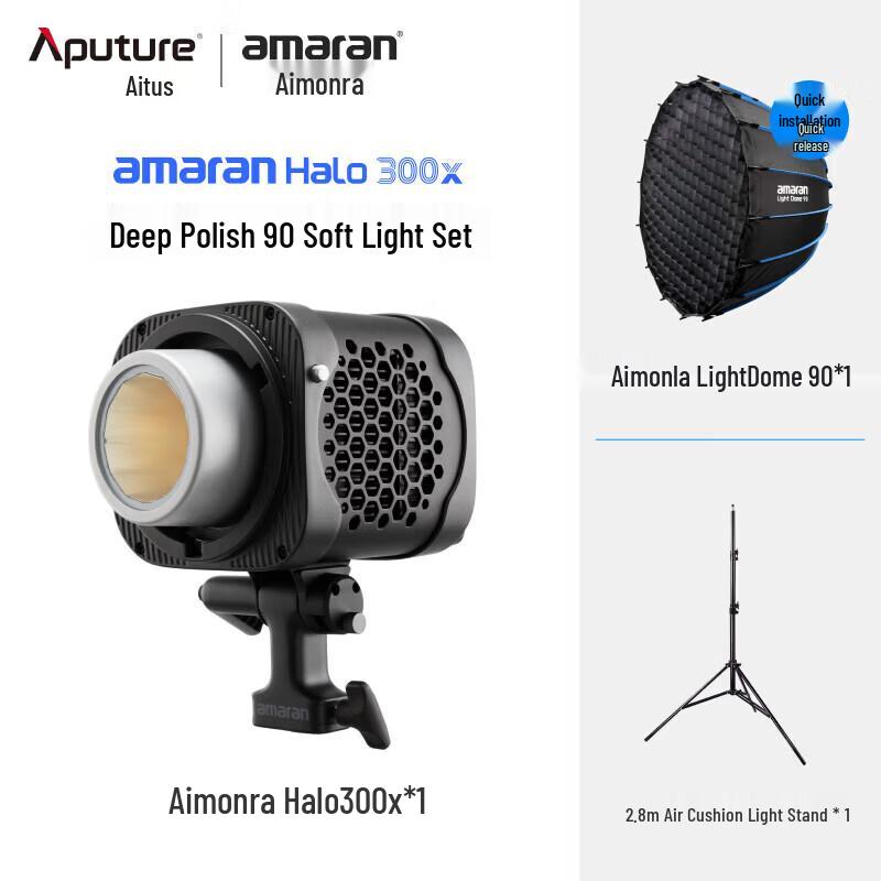 

Aputure Amaran Halo 300x Bi-Color LED Video Light