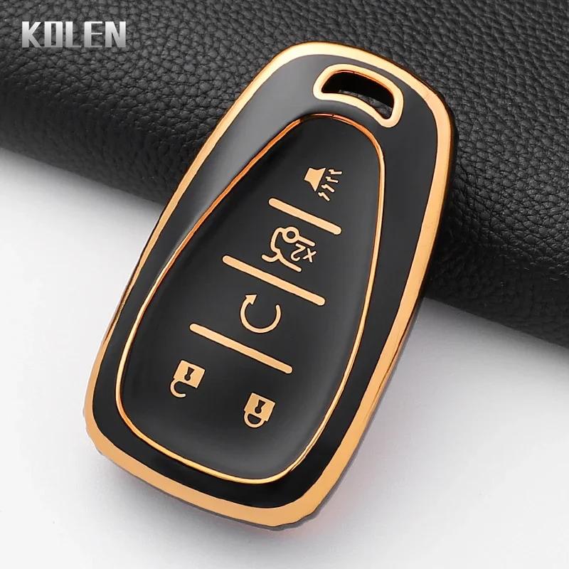Fashion Tpu Car Key Case Cover For Chevrolet Malibu Blazer Traverse Seeker Onix Equino Volt Bolt Trax Orlando Cruze Spark Sonic