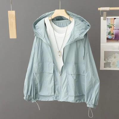 Damen Sommer Locker Dünnes Design Atmungsaktiv Sonnencreme Mantel Outdoor Dünnes Schnelltrocknendes Oberteil