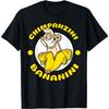 Funny Monkey Chimpanzini Bananini Italian Brainrot Meme T-Shirt