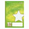 Showa Note Japonica Study B5 5mm Star Perfect Notebook, Size, Grid, MSE-5G, Pattern, Green, Bound, 5-Pack, 100053015