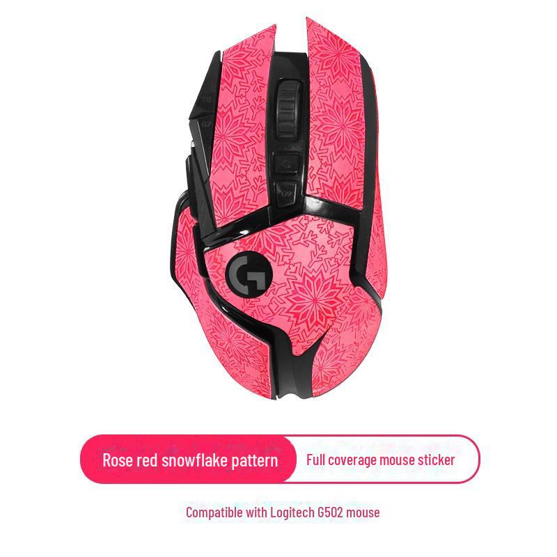 Rutschfeste, schweißfeste Mausaufkleber für Logitech G502 (Kabellos/Kabelgebunden) & Hero Schutzfolie