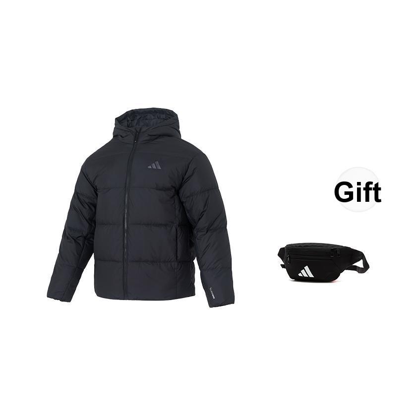 adidas Logo Sportlich Lässig Kapuzenjacke Langarm Daunenjacke Herrenjacken KC2478