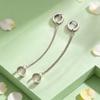 1pc Clip Earrings with Chain Stainless Steel for Women Men Punk Tassel Hoop Ear Cuffs Painless Non Piercing Fake Earring Jewelry