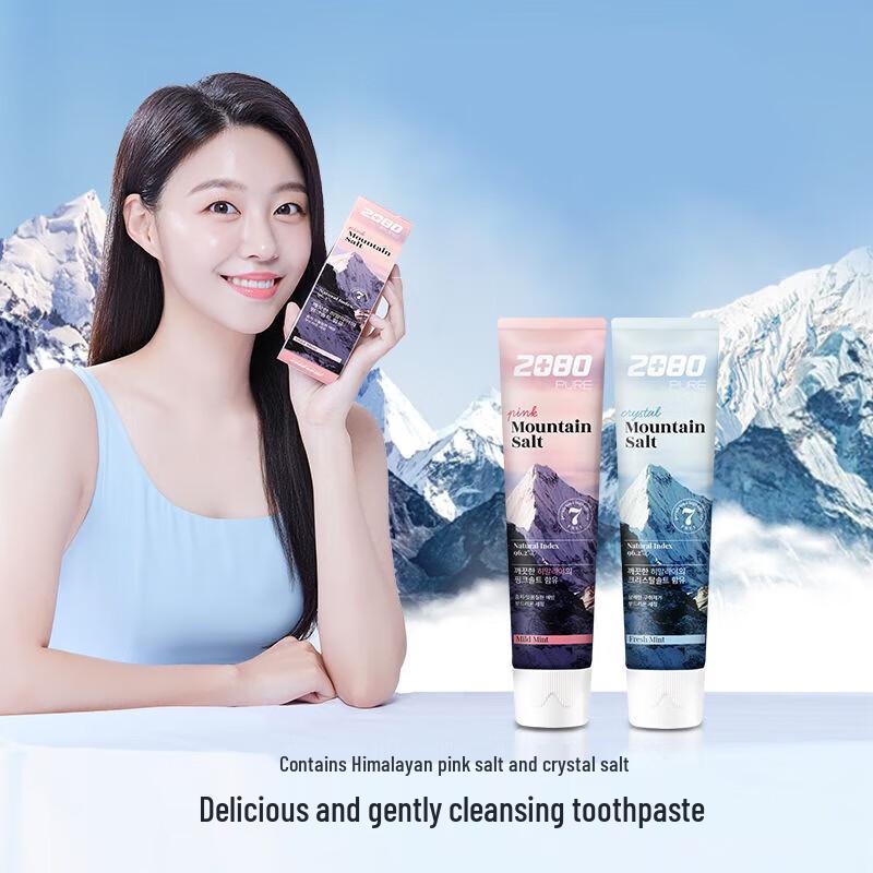 Aekyung 2080 Himalayan Pink Salt Mint Toothpaste, 125g