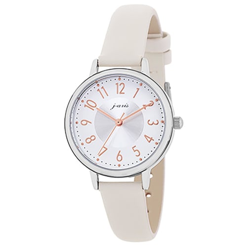 

10 ATM Water Resistant Watch, Pastel White